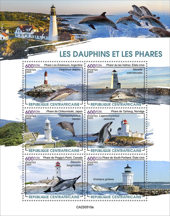 Dolphins & lighthouses