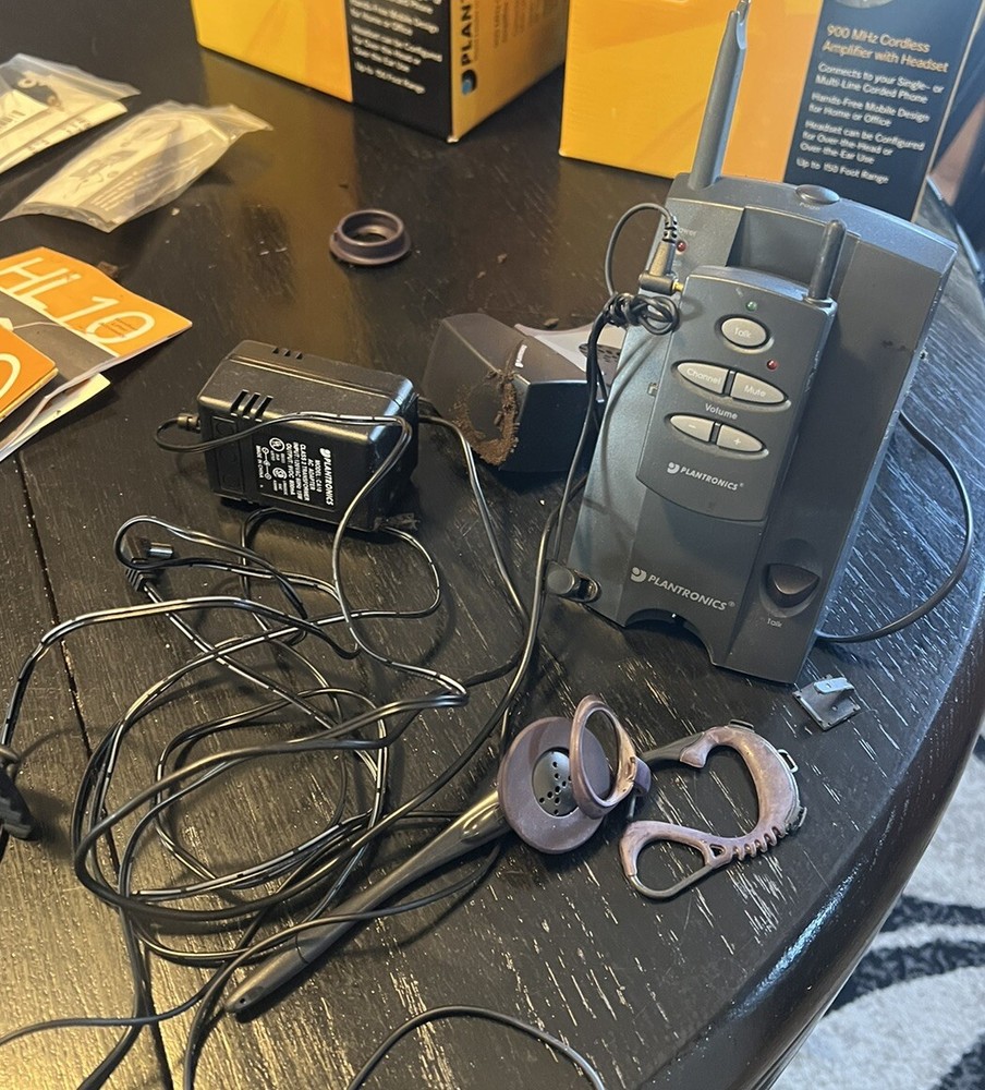 Used Plantronics CS10 Telephone Headset