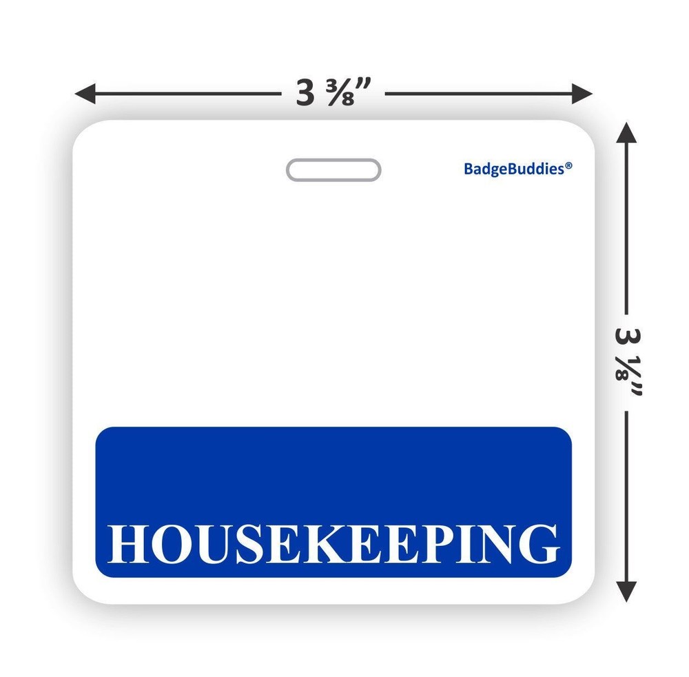 Housekeeping Horizontal Badge Buddy