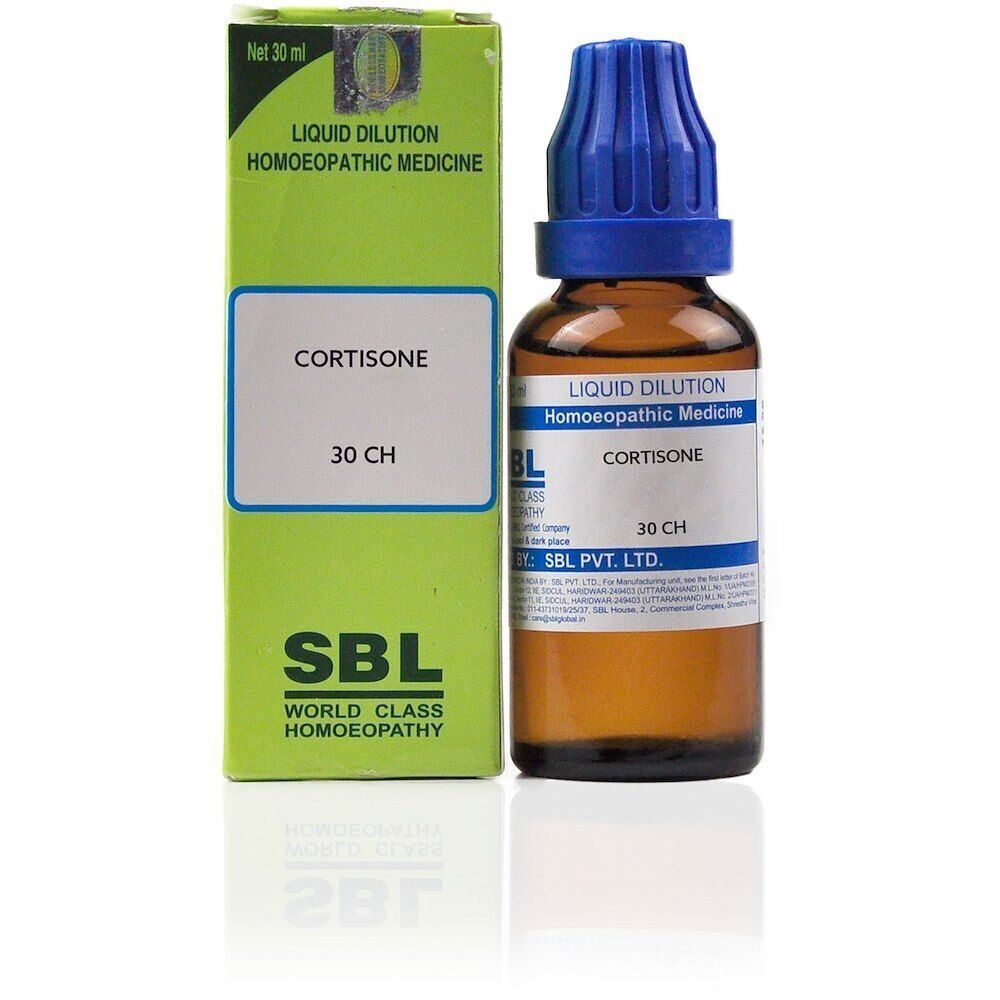 SBL Homeopathic Cortisone Dilution (30 ML) (Select Potency)