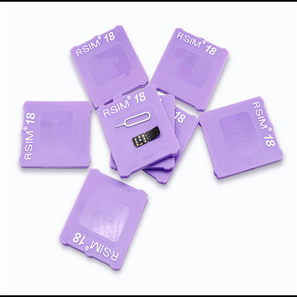 For iPhone14 13 12 11 R-SIM18 E-SIM 5G Version IOS16 System Unlock Card Sticker