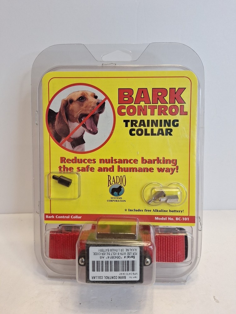 Bark Control Training Collar BC-101 Dog Training System Radio Systems