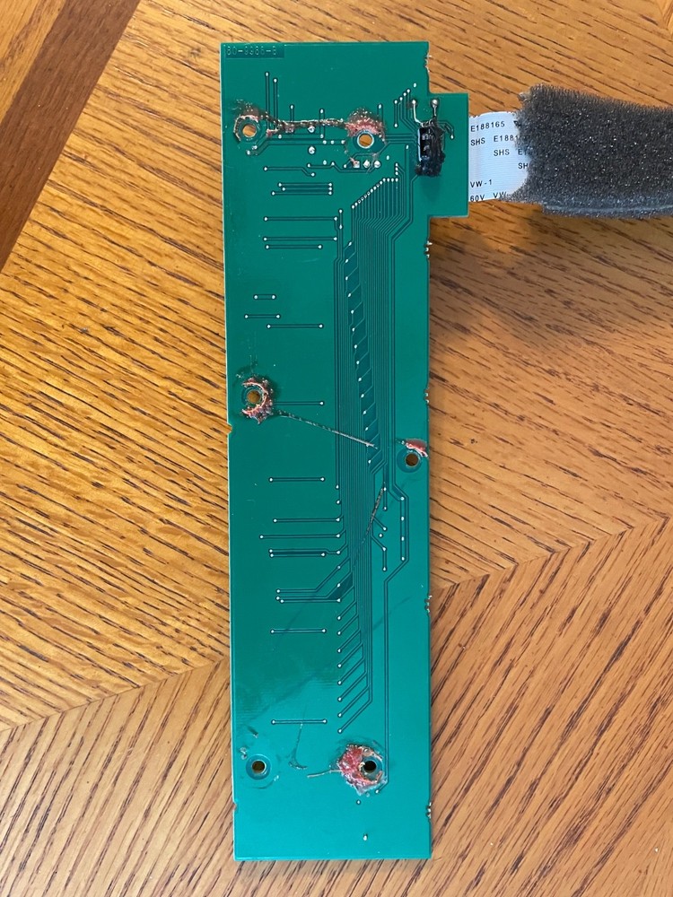 JBL lsr4326 front panel interface pc board