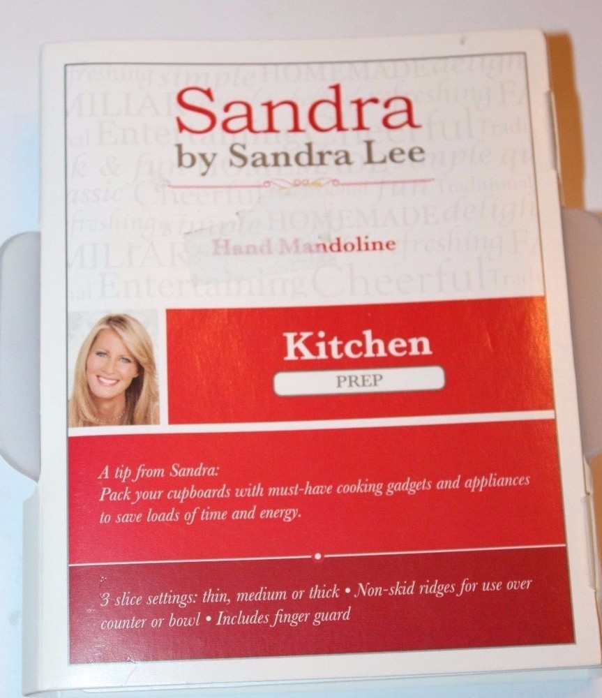 Sandra by Sandra Lee  Hand Mandoline Kitchen Prep