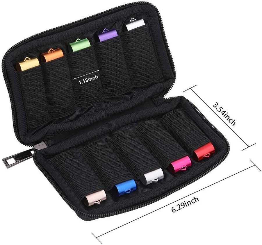 Flash Drive Case USB Storage Case USB Holder Storage Bag for USB Flash Drive El