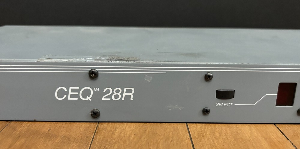 USA Peavey CEQ 28R Computer Controlled Equalizer Remote Unit Midi Digital