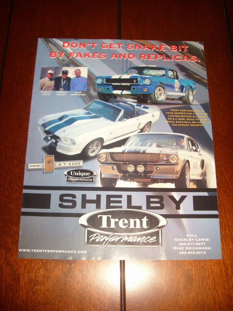SHELBY TRENT UNIQUE PERFORMANCE ORIGINAL 2005 AD