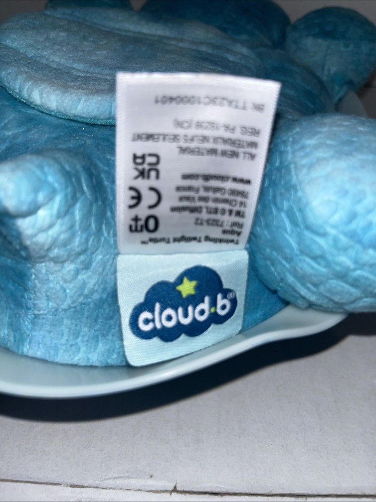 Cloud B Calming Twilight Turtle Projector Nightlight & Music Aqua Blue