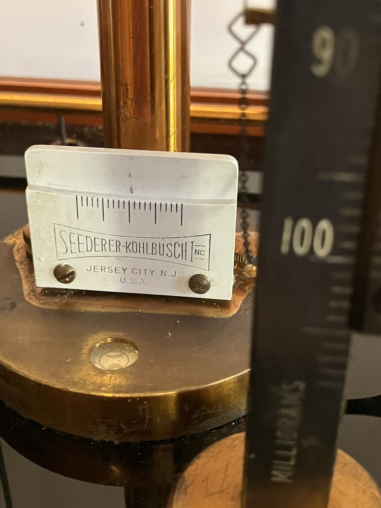 Antique Seederer-Kohlbusch Bench Model Beam Balance Scale