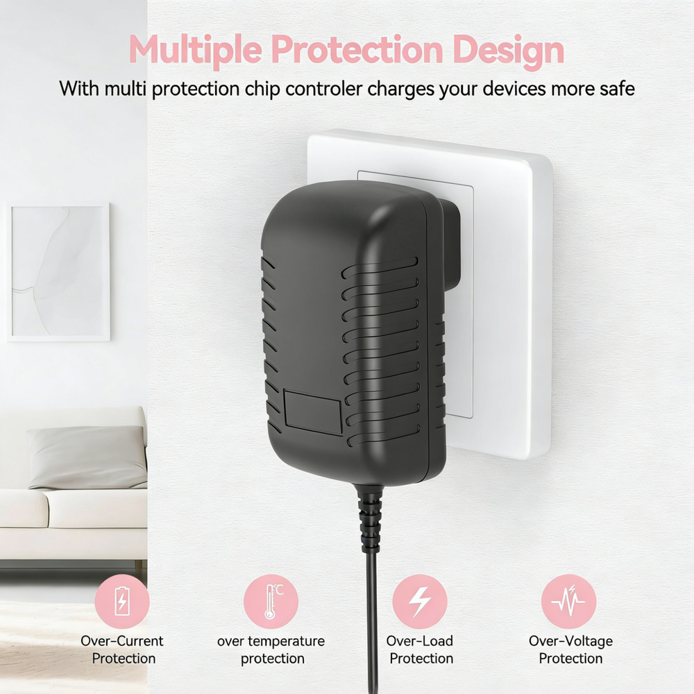 12V Charger For KITPLUS Self-Cleaning Automatic Cat Litter Box