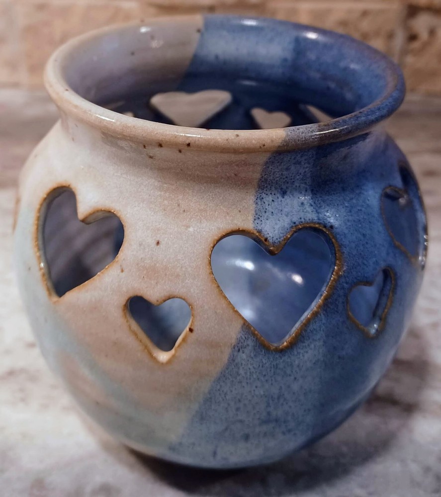 Cunningham Pottery Candle Holder 3 5/8"