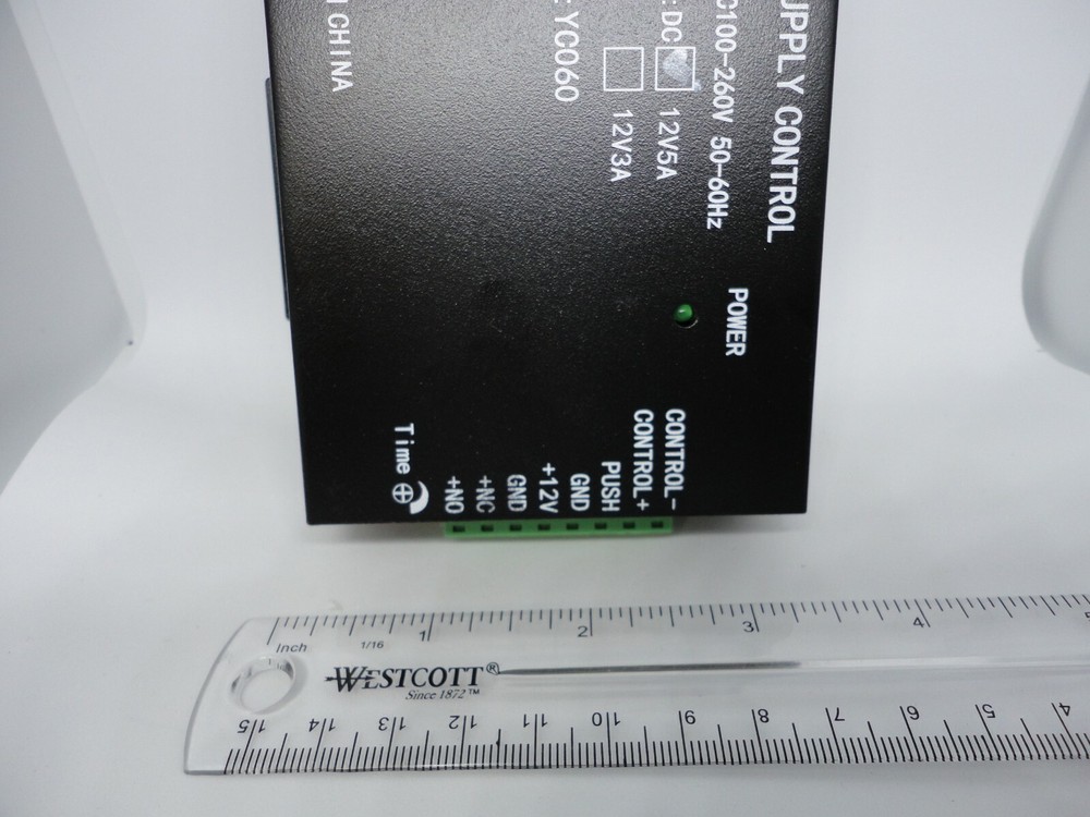 Electric Door Access Lock Control System Power Supply 12V 5A Adjustable Timer A+