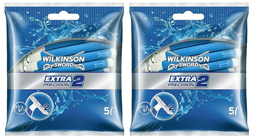 Wilkinson Sword Extra Precision 2 Disposable Razor, 10 Count (Same As Schick ST)