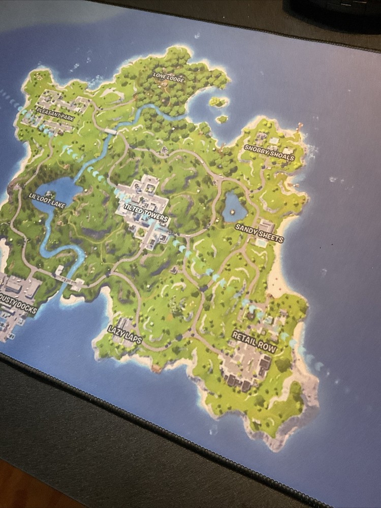 Size L Mouse Pad Fortnite Reload Map