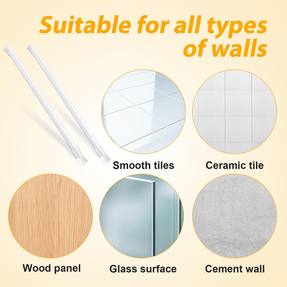 4 Pack Adjustable Window Security Bars Sliding Door Lock