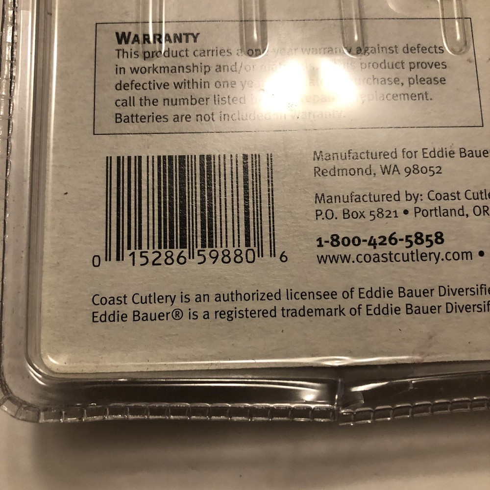 Eddie Bauer Compass Digital EB9980CP Thermometer Clock