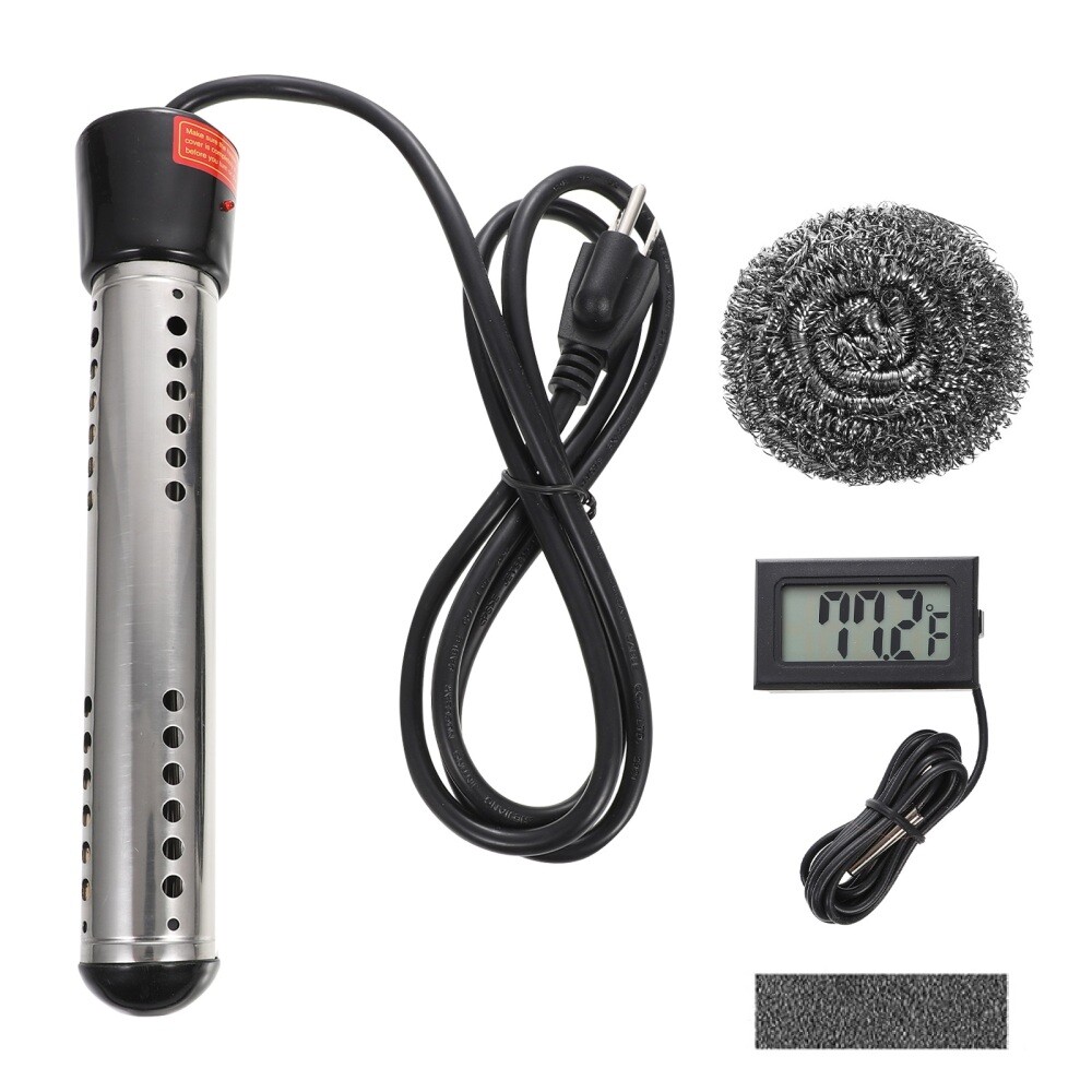 1500W Immersion Heater, Portable Electric Water Heater Fast Heating for Buckets
