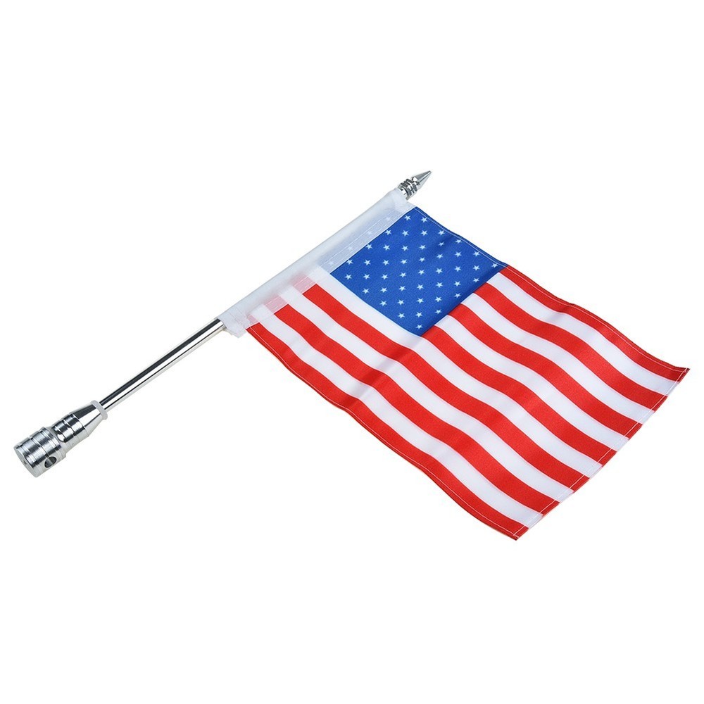 American Flag Print Flagpole Luggage Polyester Durable