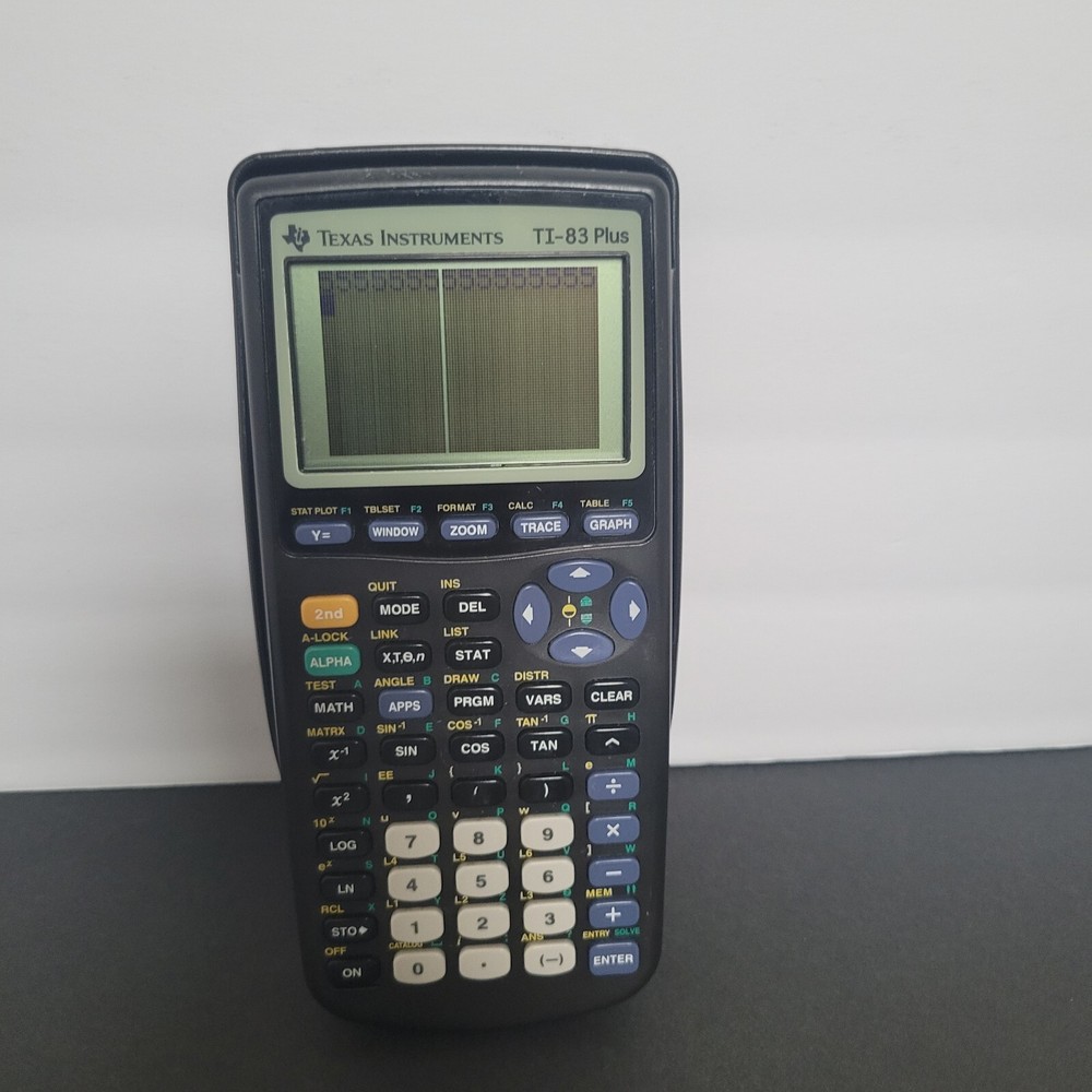 *Lines Screen ~ Texas Instruments ~ TI-83 Plus Graphing Math Calculator ~ Black