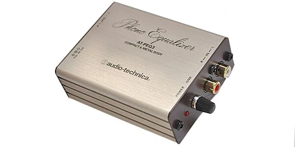 Audio-Technica AT-PEQ3 Phono Preamplifier Equalizer Silver Genuine Article