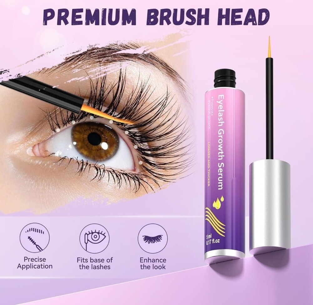 Eyelash Serum for Longer Thicker Fuller Lashes Lashes