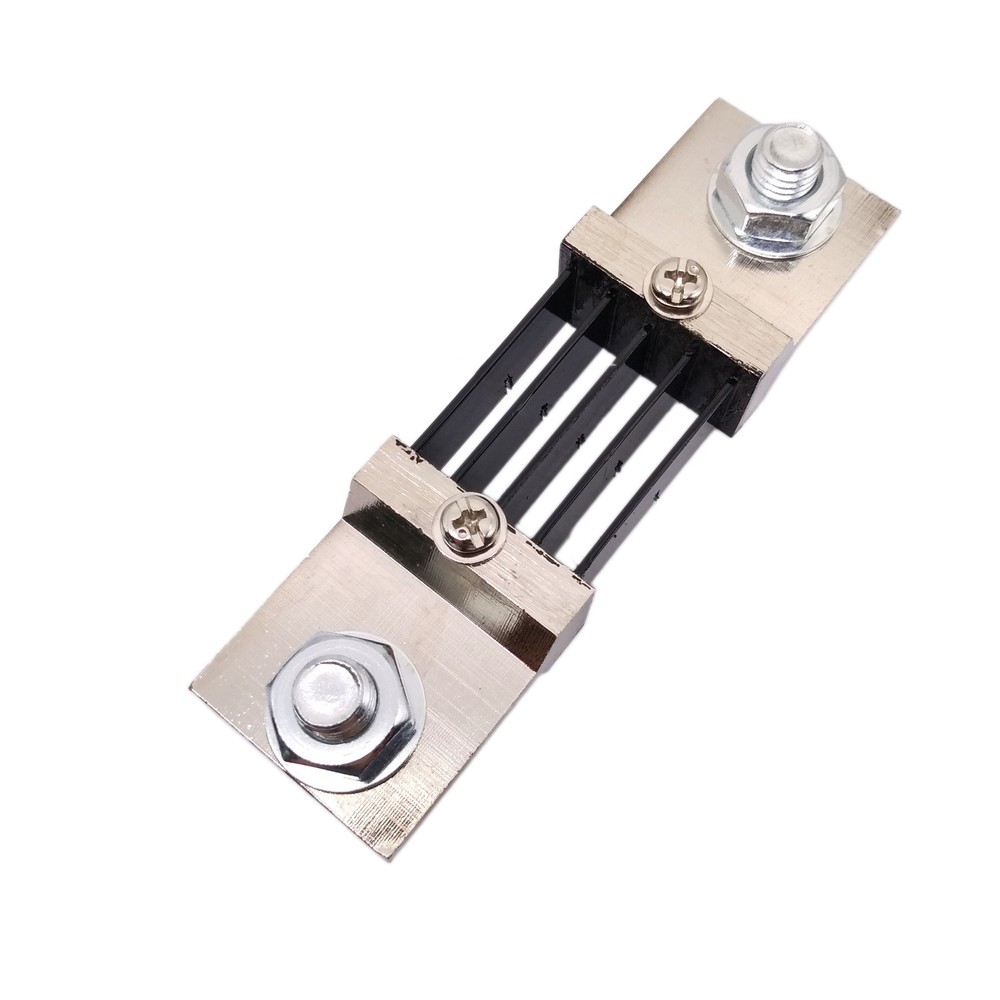 Blue LCD Digital AMP Current Panel Meter Ammeter DC 500A & Shunt