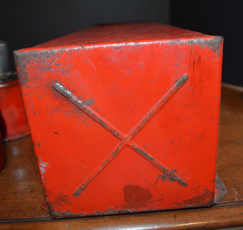 ANTHES FORCE OILER CO. KEROSENE Road Flares Orig. Storage Case EMPTY