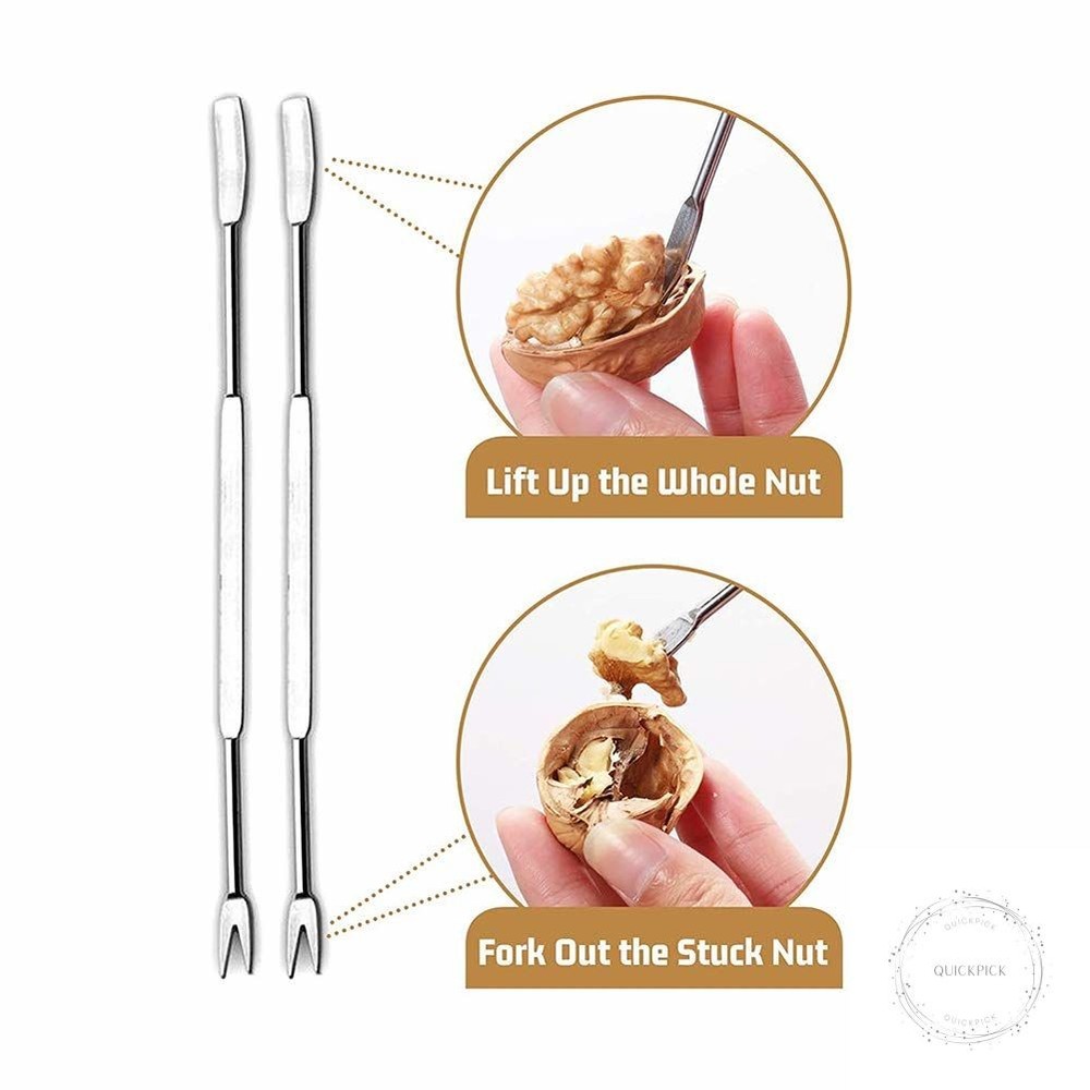 Nutcracker Heavy Duty Pecan Walnut Cracker Plier Opener Tool for Easy Cracking