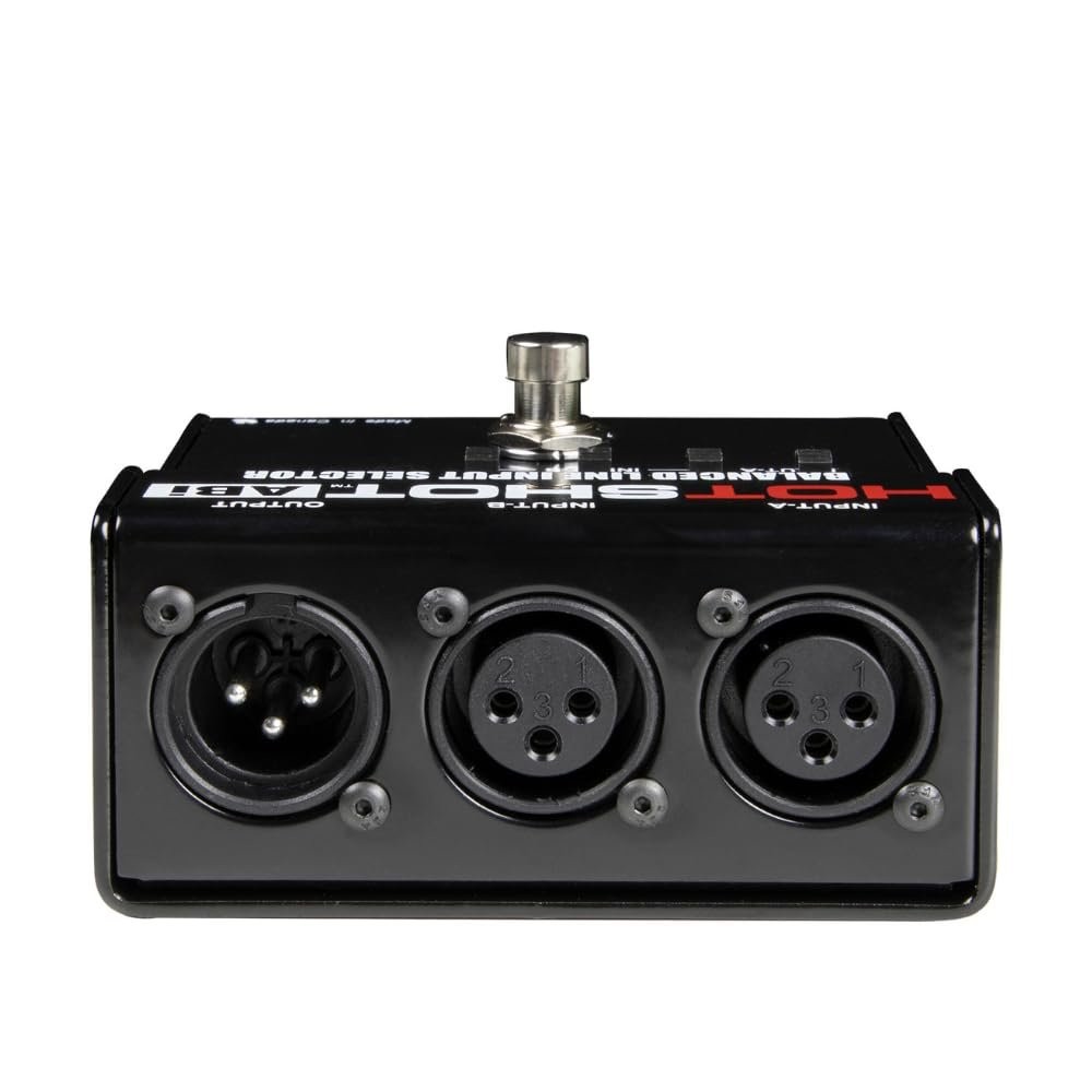Radial Engineering HotShot ABi Footswitch Selector for Balanced Inputs Bundle...