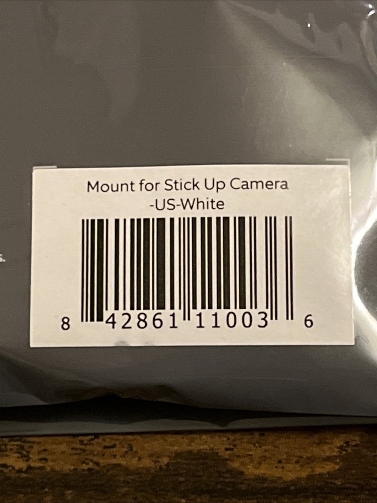 Ring Mount For Stick Up Camera -white