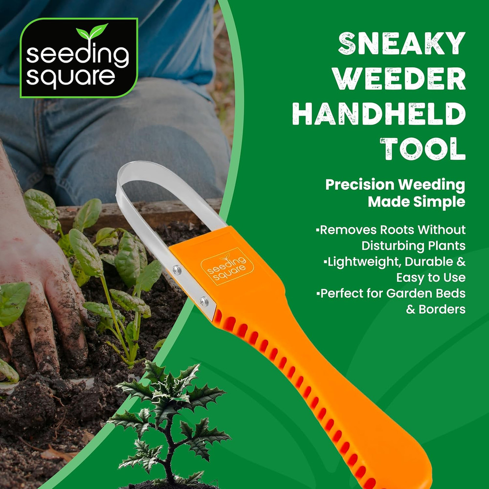 Sneaky Weeder Handheld Gardening Tool for Precise Weeding | Ergonomic, Lightweig