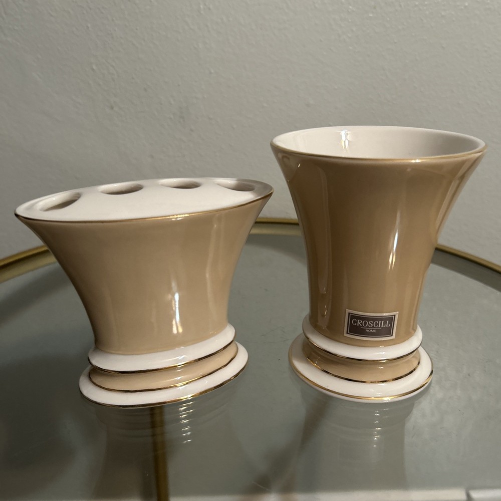 Croscrill home ceramic toothbrush holder