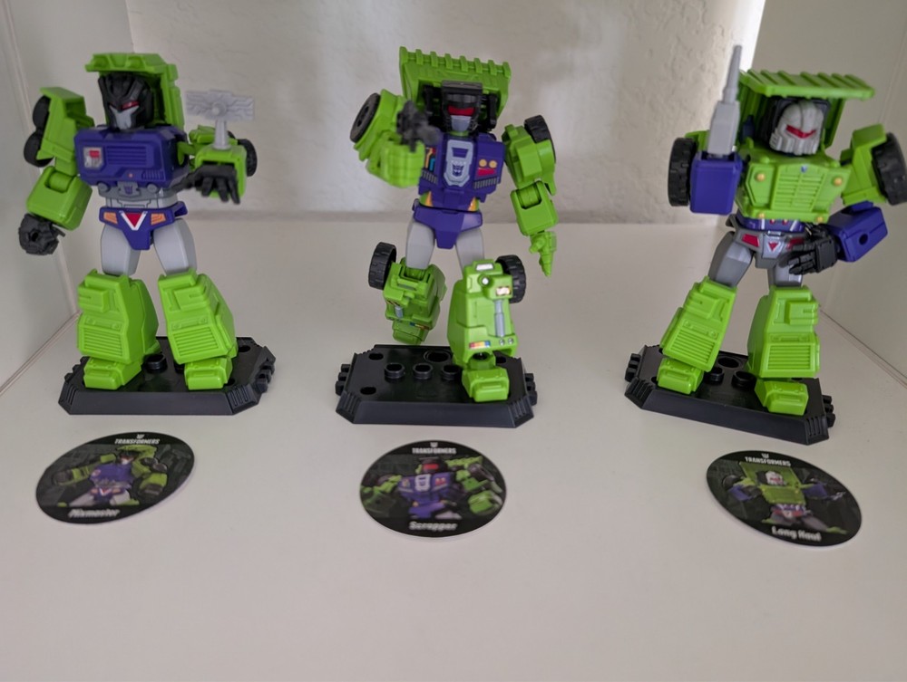 COMBO PACK! Blokees Transformers Galaxy ALL 6 Constructicons! UNASSEMBLED in BOX
