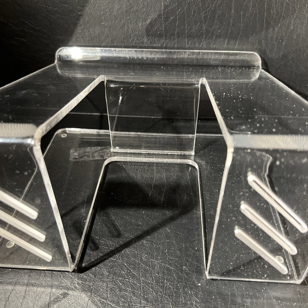Clear Acrylic Laptop Stand – Ergonomic Desktop Riser Holder