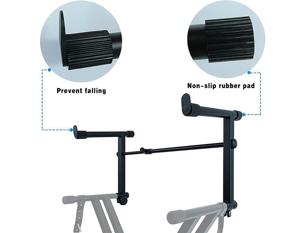Two Tier Keyboard Stand Extension Adjustable