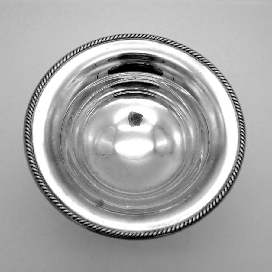 Figural Dolphin Footed Compote Serving Dish Sterling Silver Matthews Co