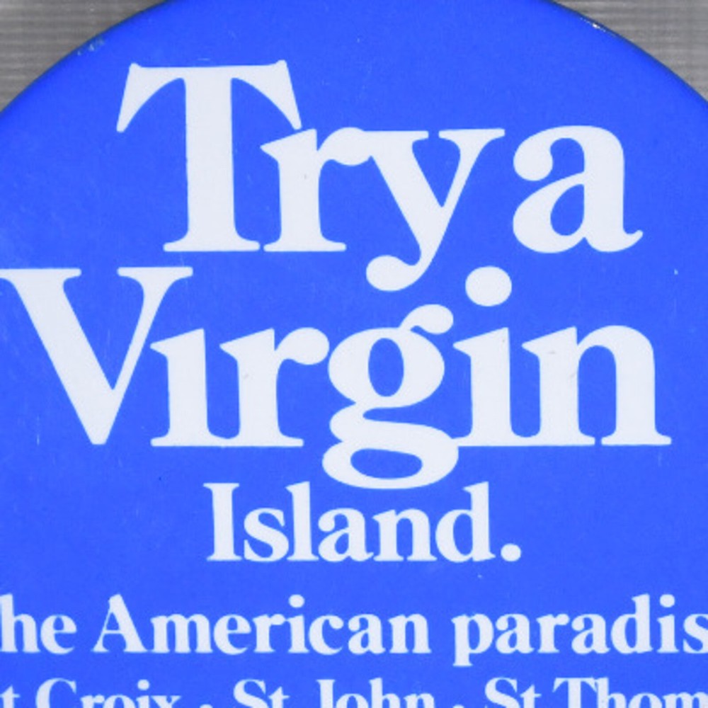 Try a Virgin Island Pinback Button
