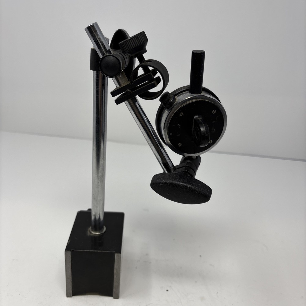 Magnetic Indicator Base Holder Lot of 3 Eclipse Central W/ CDI Dial Indicator