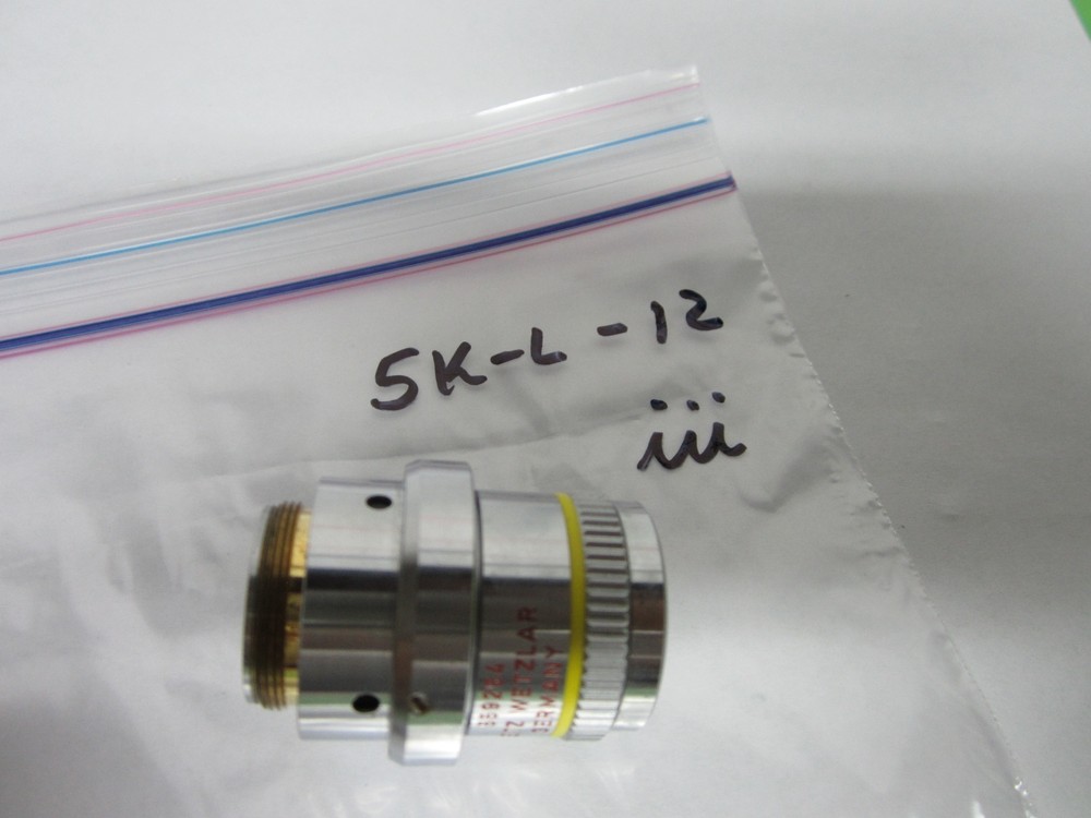 MICROSCOPE OBJECTIVE LEITZ DIC PRISM 10X NPL FLUOTAR INFINITY OPTICS BIN#5K-L-12