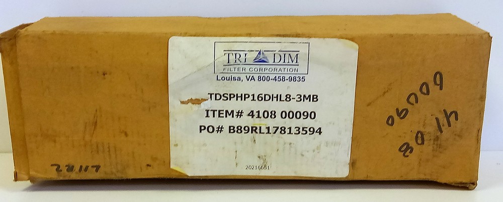 TRIDIM TDSPHP16DHL8-3MB Hydraulic Filter