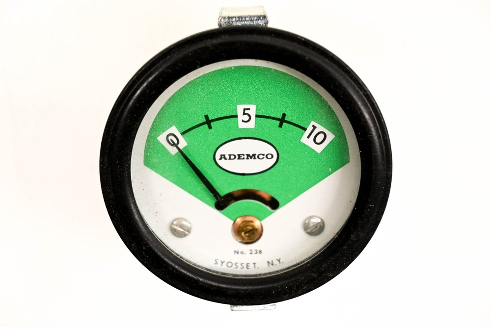 Ademco 238 Loop Status Indicator 0-10mA Analog Meter NOS