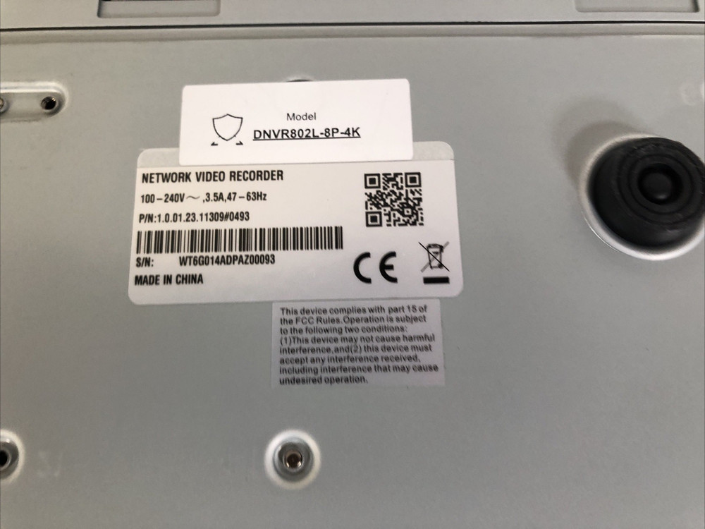 Network Video Recorder DNVR802L-8P