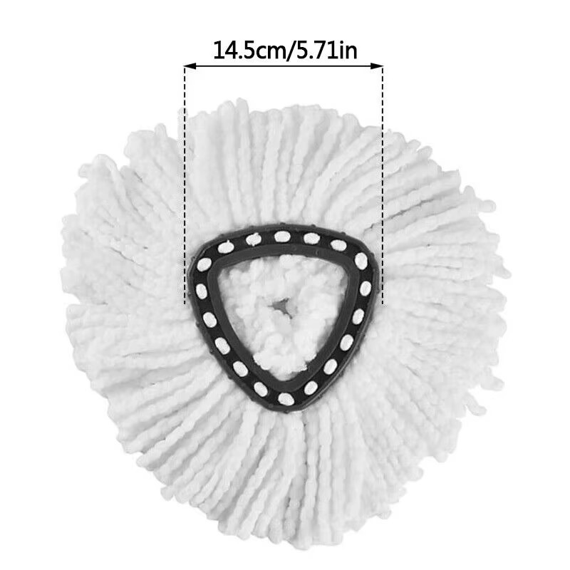 1Pc Spin Only Mop Replacement Head Microfiber Refill for Mop* No Handle/Bucket