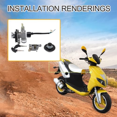 Ignition Switch Assy for 50cc 70cc 90cc 110cc 125cc 150cc Scooter