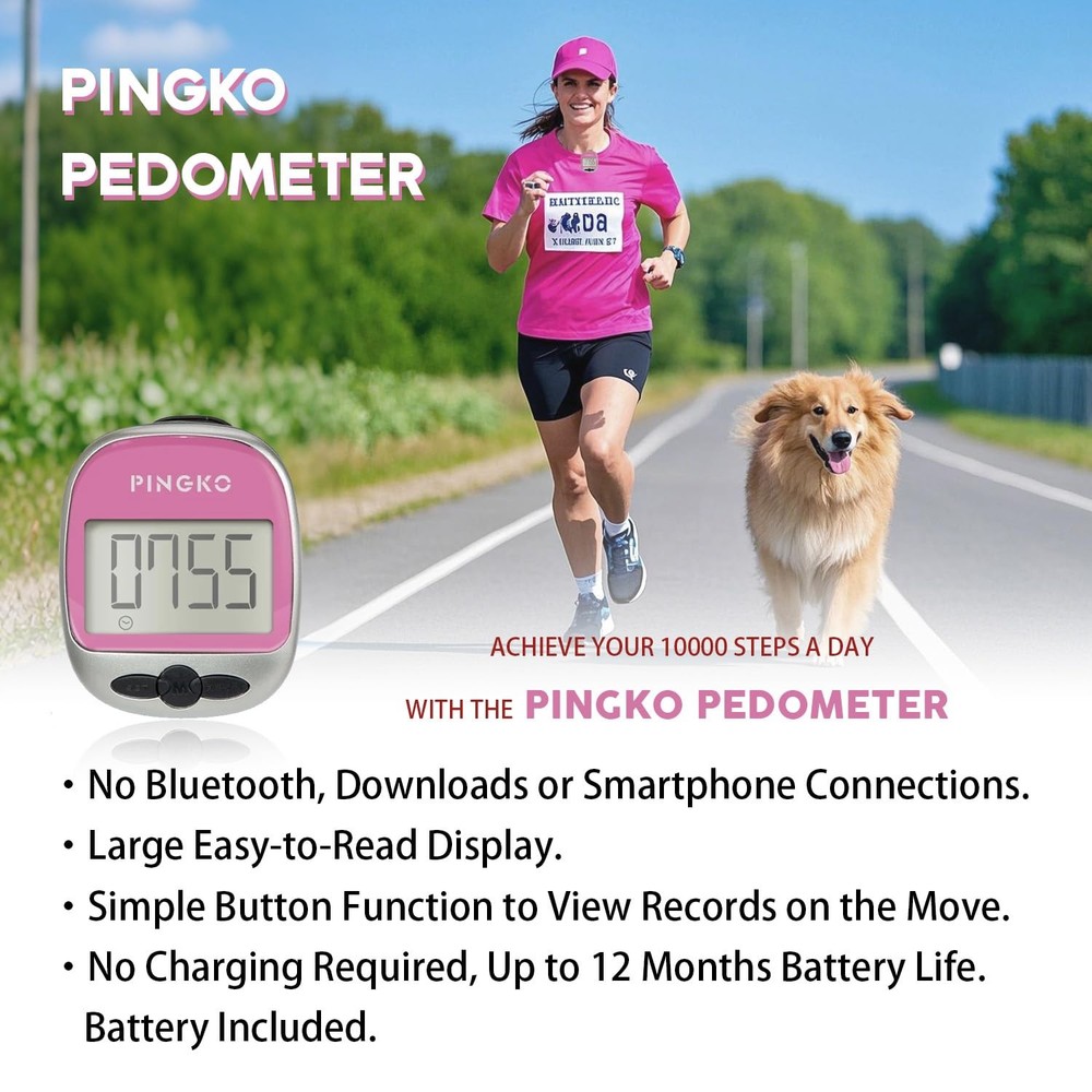 Outdoor Multi-Function Portable Sport Pedometer Step/Distance/Calories/Counte...