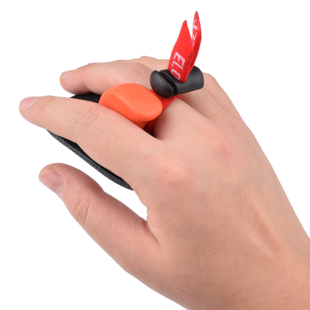 Archery Soft Leather Finger Tab Protector Guard Hunting Practice Left/Right Hand
