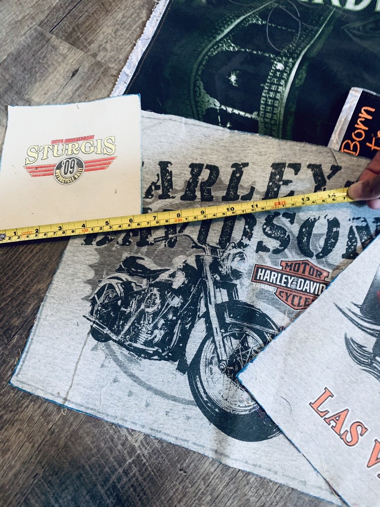 HARLEY DAVIDSON patch lot 4back Patches 2 Pocket Size