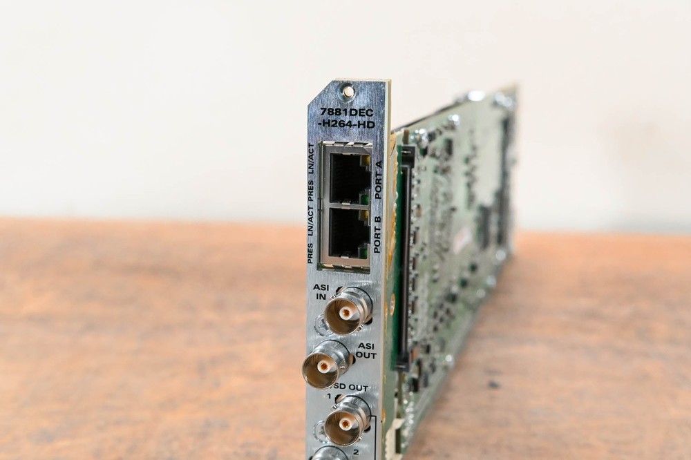 Evertz 7881DEC-H264HD H.264/AVC Decoder CG01KHZ