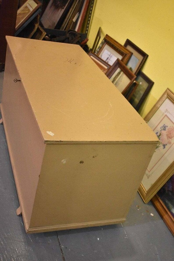 Antique 1800’s 6 Board Primitive Blanket Chest