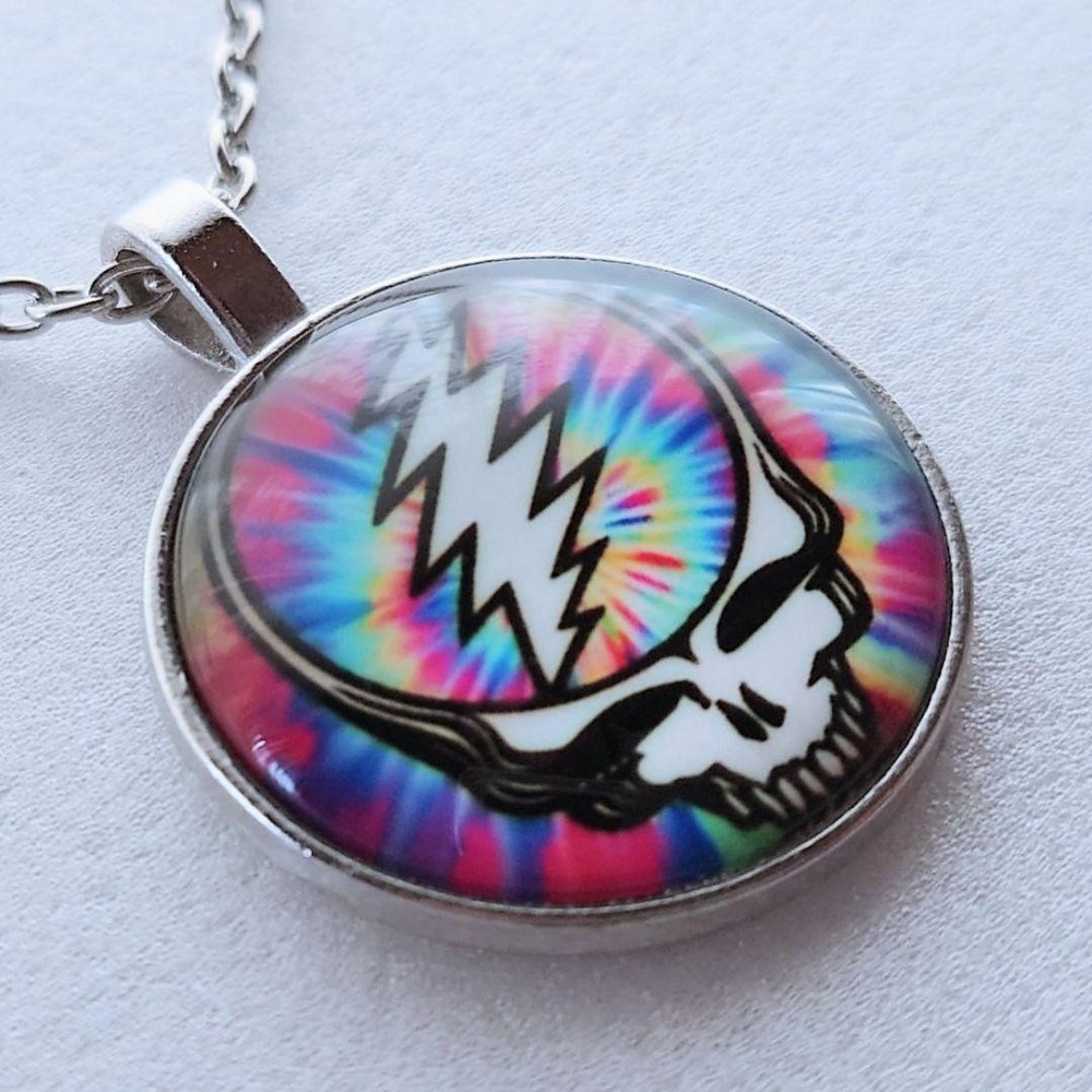 Grateful Dead Skull Necklace New